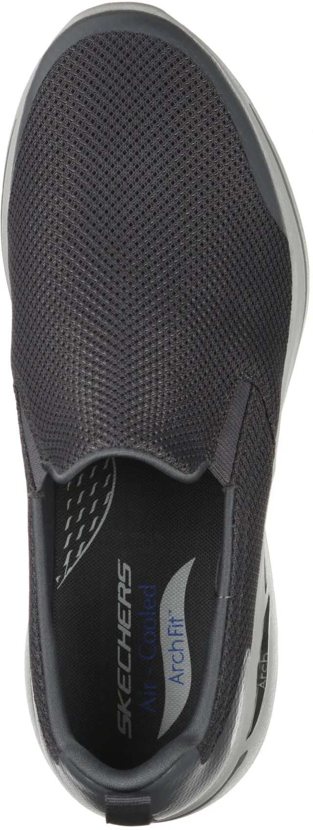 Skechers GOWalk Arch Fit Togpatch Slip On Mens Walking Shoes - Grey Resistant Materials Cave Trek