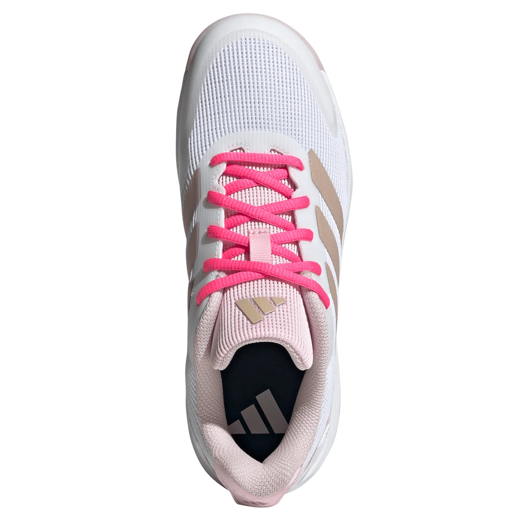 Adidas Ubersonic Tennis Shoes Kids - Off White / Silver Metallic / Powder Plum Outdoor Walk Exercise Ready