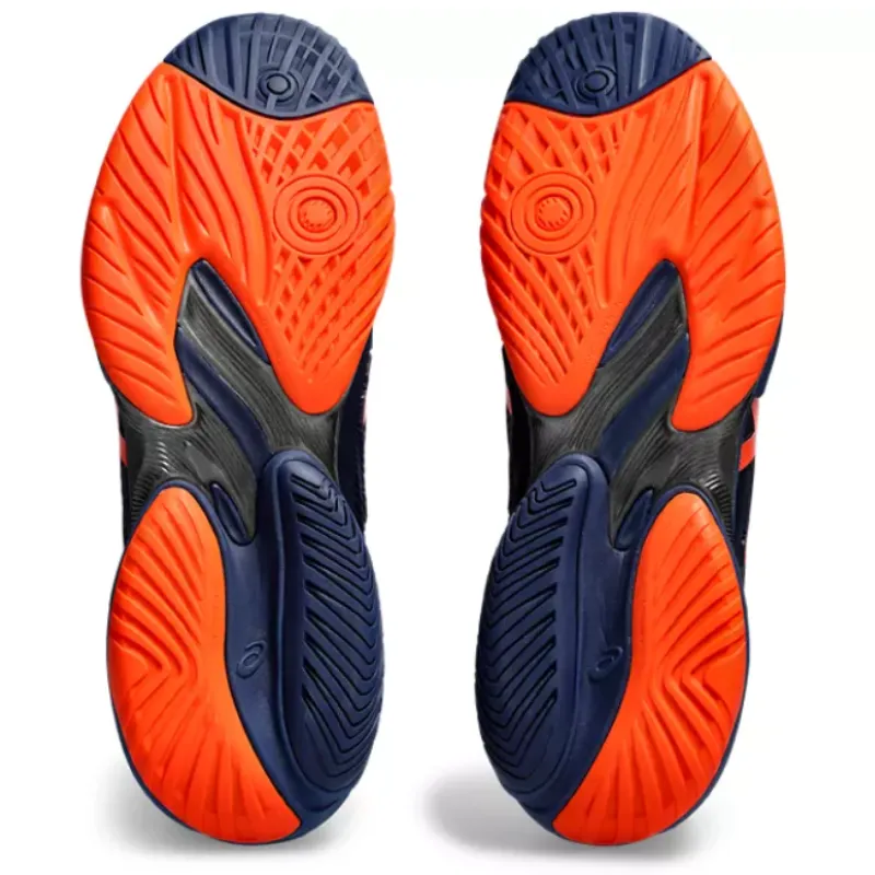 Zip Up Design Asics Court FF 3 Men Tennis Shoes - Blue Expanse/Koi