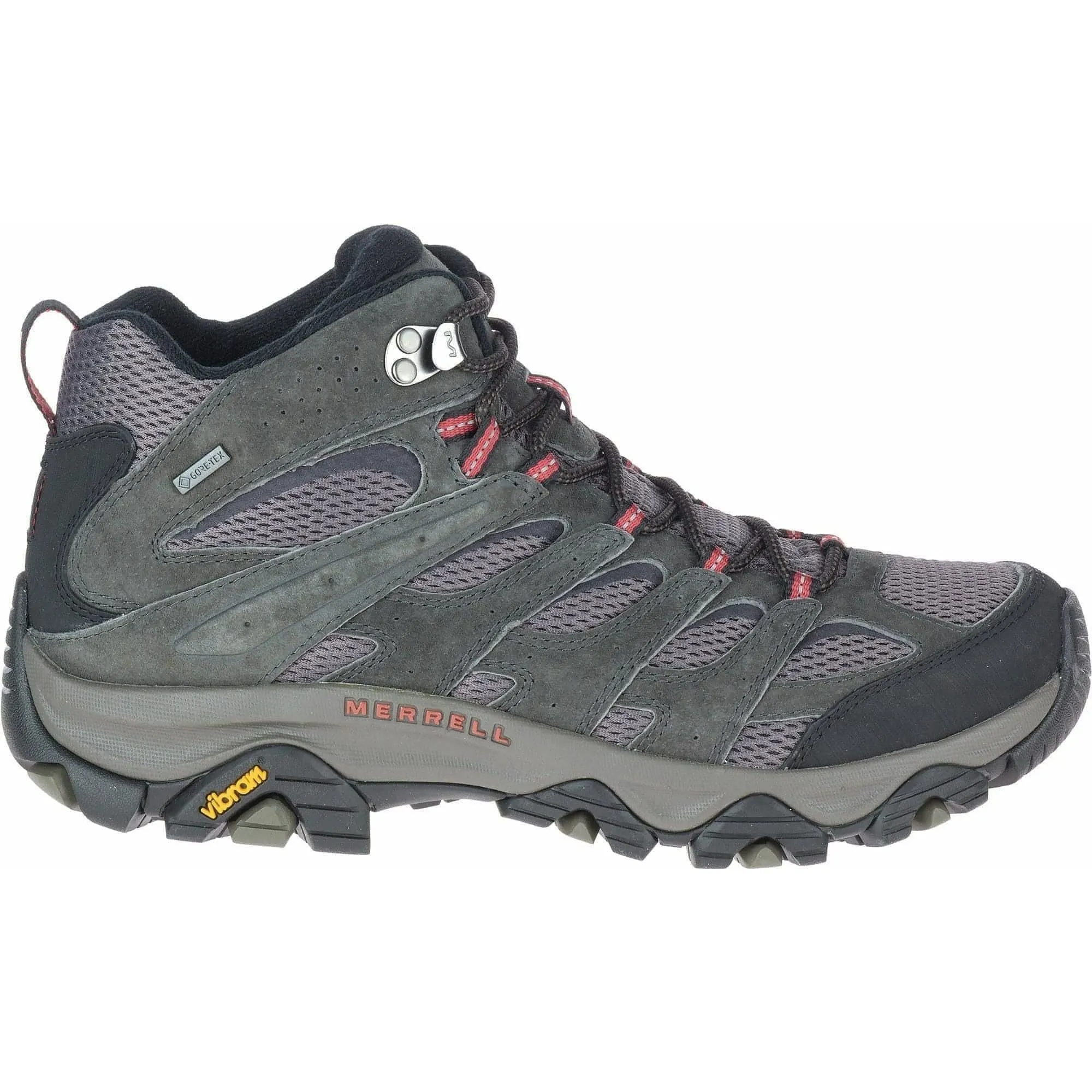Fast Hike Support Merrell Moab 3 Mid GORE-TEX Mens Walking Boots - Grey