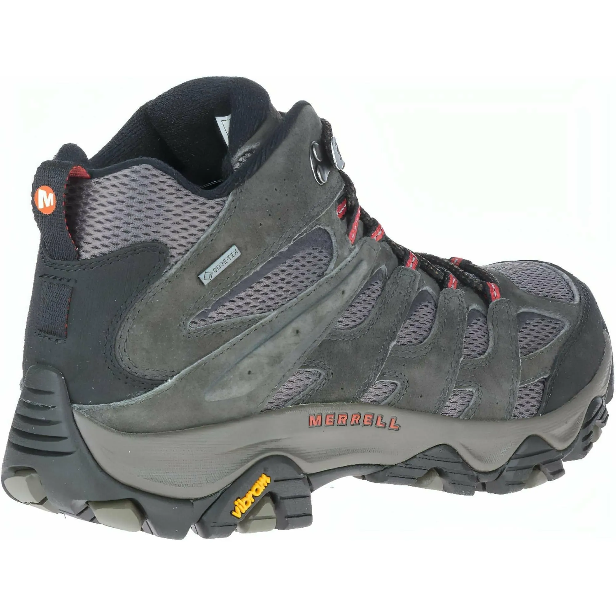 Merrell Moab 3 Mid GORE-TEX Mens Walking Boots - Grey Water Repellent