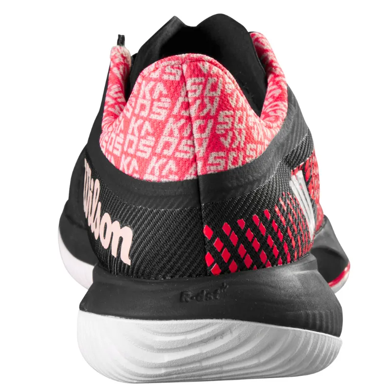 Flexible Walk Arch support Wilson Kaos Swift 1.5 Women Tennis Shoes - Black/Phantom