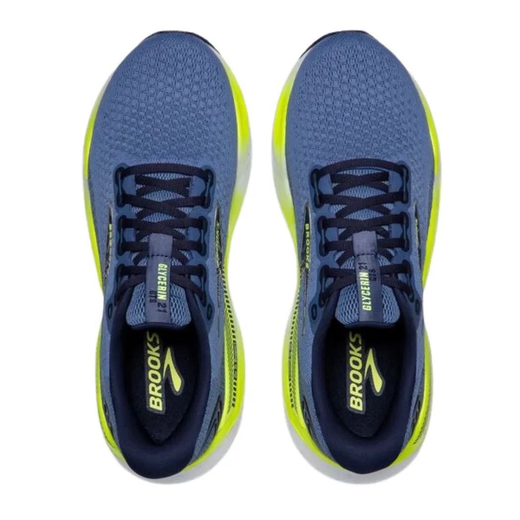 brooks Glycerin GTS 21 Men's Running Shoes Power Flow