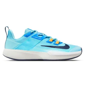 Breathable Upper Motion Balance Nike Court Vapor Lite Men's Hard Court Tennis Shoes - Blue Chill/Midnight Navy-Phantom-White