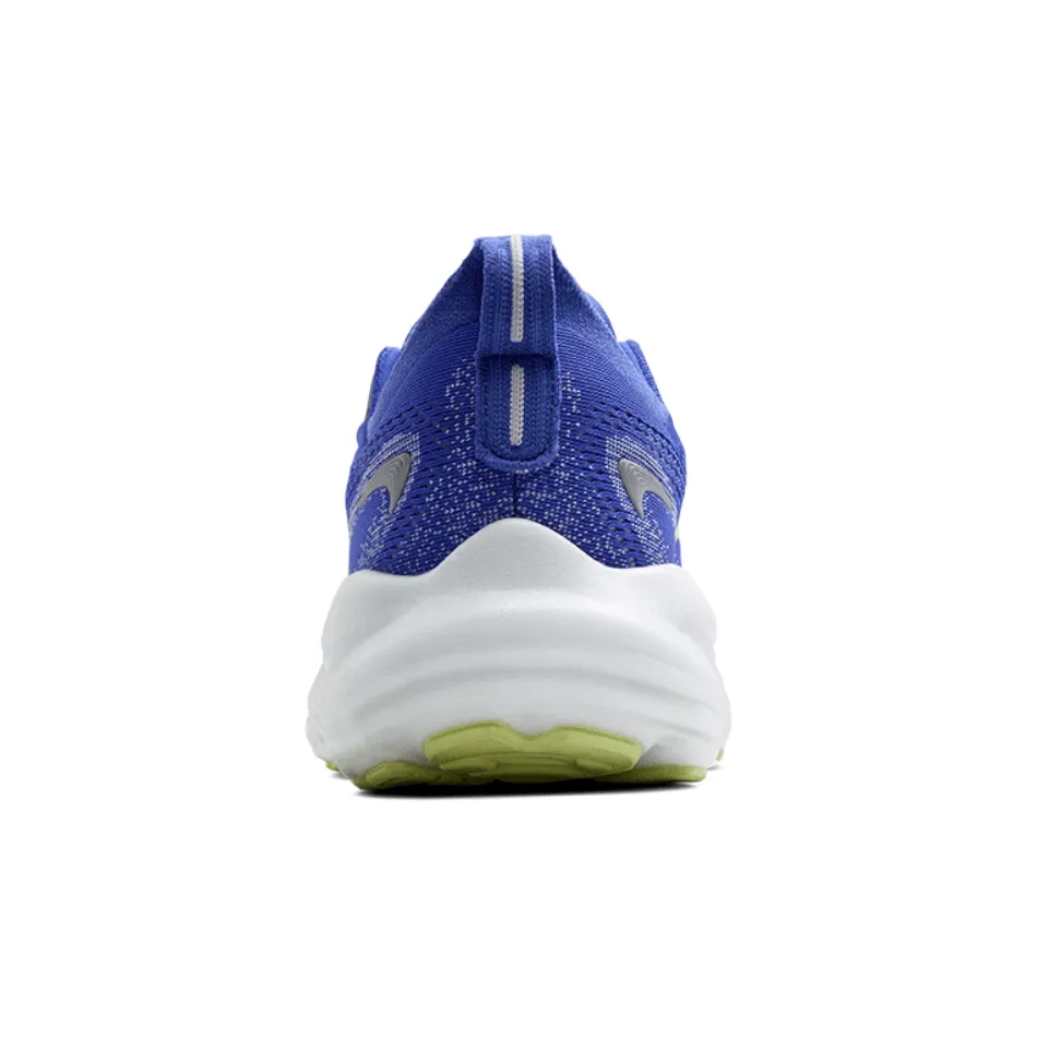 Brooks Women's Glycerin GTS 22 Running Shoes in Amparo Blue/Hyper Iris/Yellow SS25 running on snow shoes