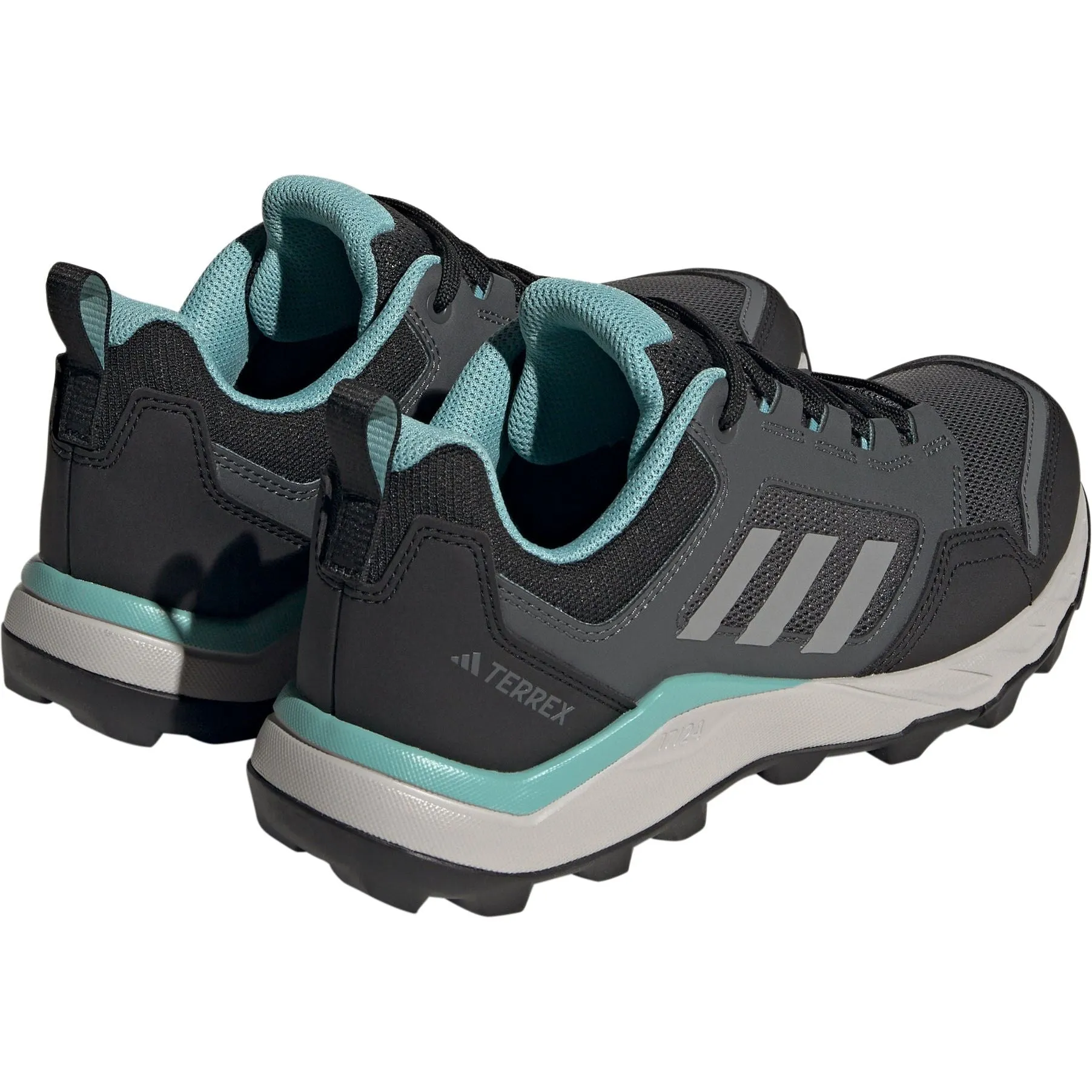 adidas Terrex Tracerocker 2 Womens Trail Running Shoes - Black Toe spring shape aids in rolling transitions Cushion Impact
