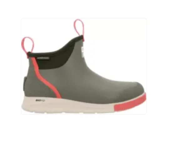 insulated Weatherproof Gear XTRATUF Women's Ankle Deck Boot Sport - Olive