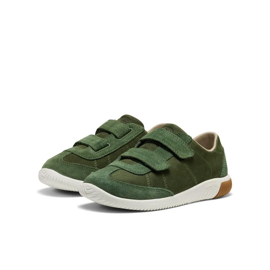 Big Kids' KNX T-Toe Sneaker  |  Bronze Green/Star White Vital Step Flexible Design