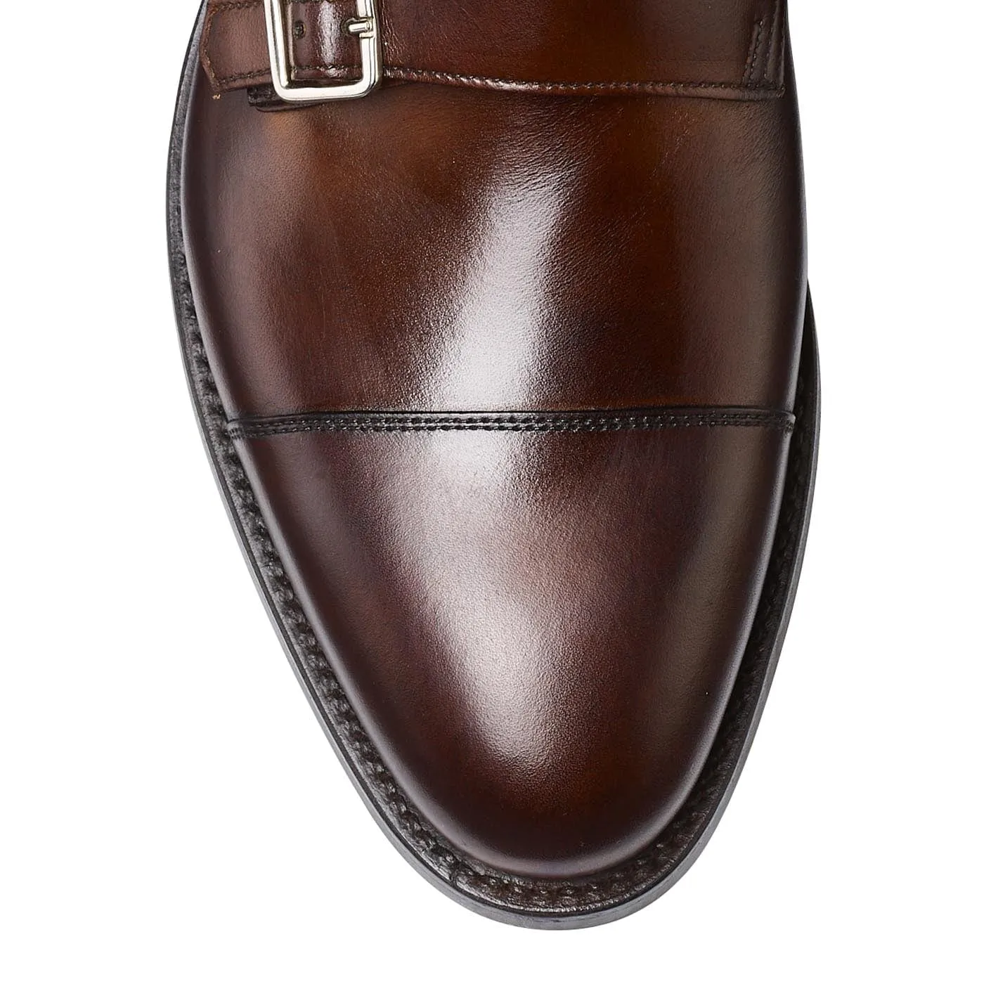 Sturdy Made Lowndes 4 Dark Brown Burnished Calf