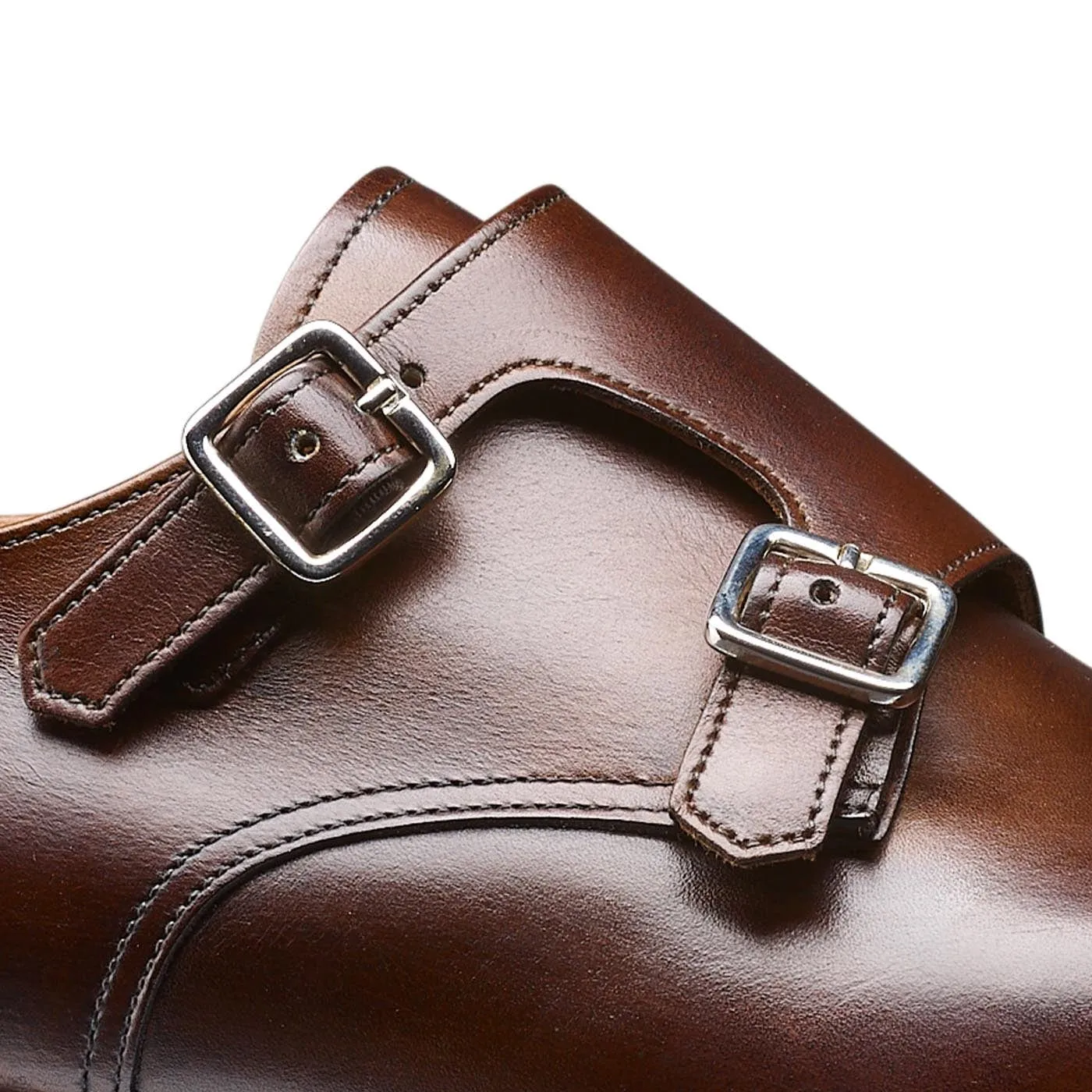 Lowndes 4 Dark Brown Burnished Calf Polished Finish Endless Shade