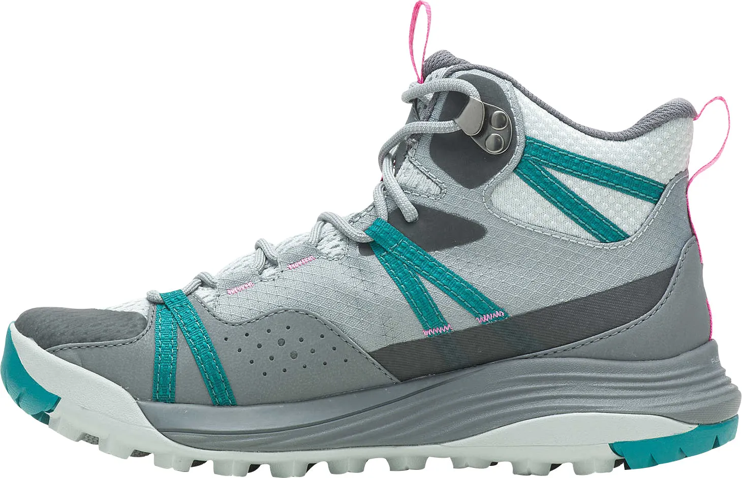 Daily Hike Secure Hold Merrell Siren 4 Mid GORE-TEX Womens Walking Boots - Grey