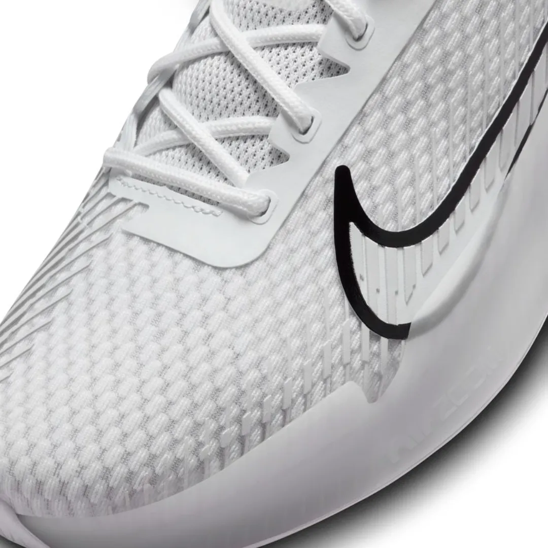 Fashionable Gym goers Nike Court Air Zoom Vapor 11 Men's Hard Court Tennis Shoes -  White/Black-Summit White