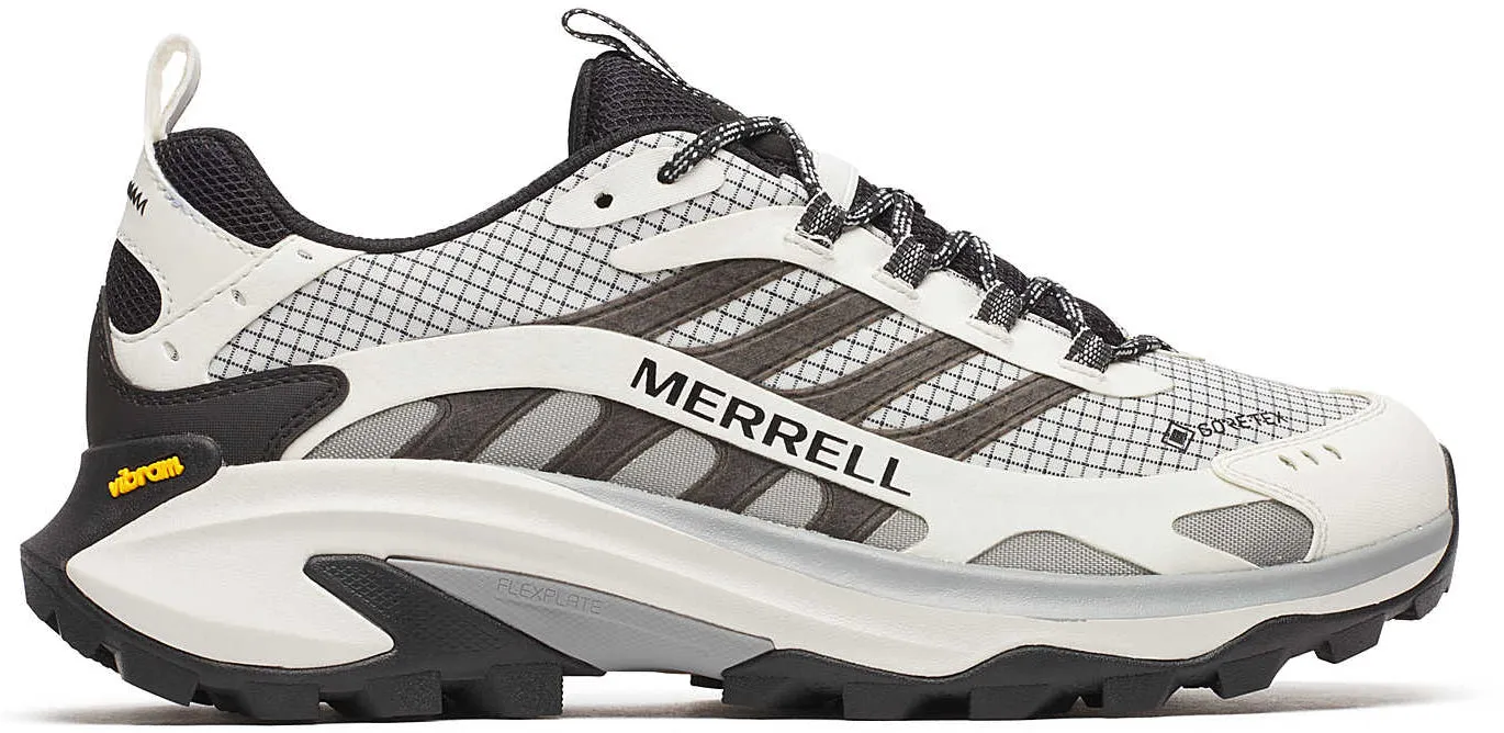 All-Weather Hiking Boots High Support Merrell Moab Speed 2 GORE-TEX Mens Walking Shoes - White