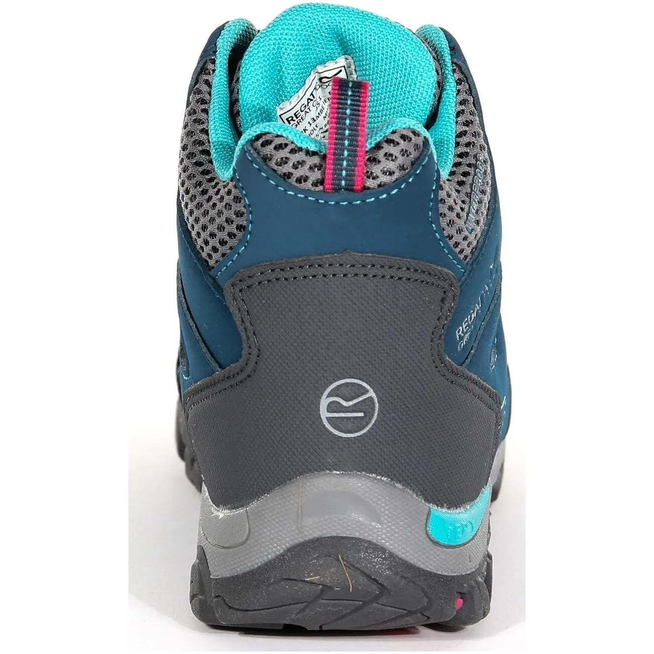 Outdoor Exploration Regatta Holcombe Mid Waterproof Junior Walking Boots - Blue
