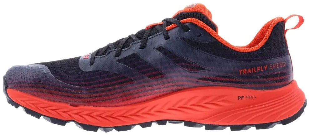 Flex Motion trail gear Inov8 TrailFly Speed WIDE FIT Mens Trail Running Shoes - Black
