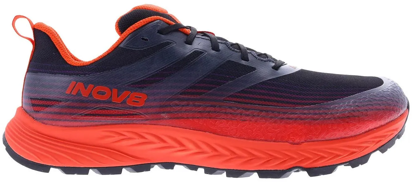 Inov8 TrailFly Speed WIDE FIT Mens Trail Running Shoes - Black Leg Control Stretch Grip