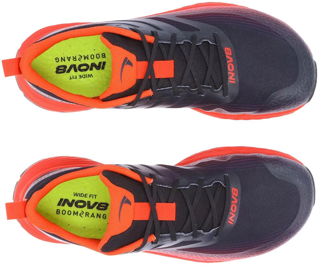 Anti   Fatigue Shape memory foam increases long-term support Inov8 TrailFly Speed WIDE FIT Mens Trail Running Shoes - Black