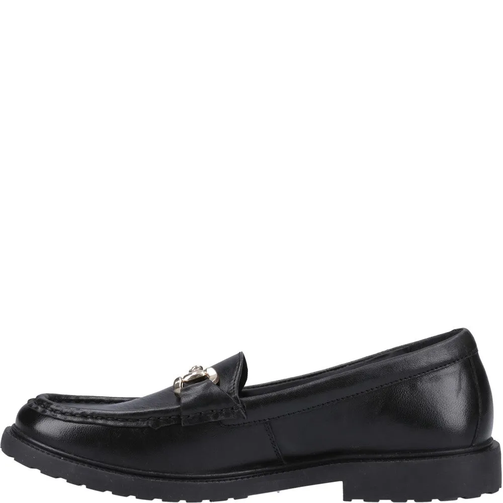 Black Verity Snaffle Loafers Venetian Loafers Smart Shoes