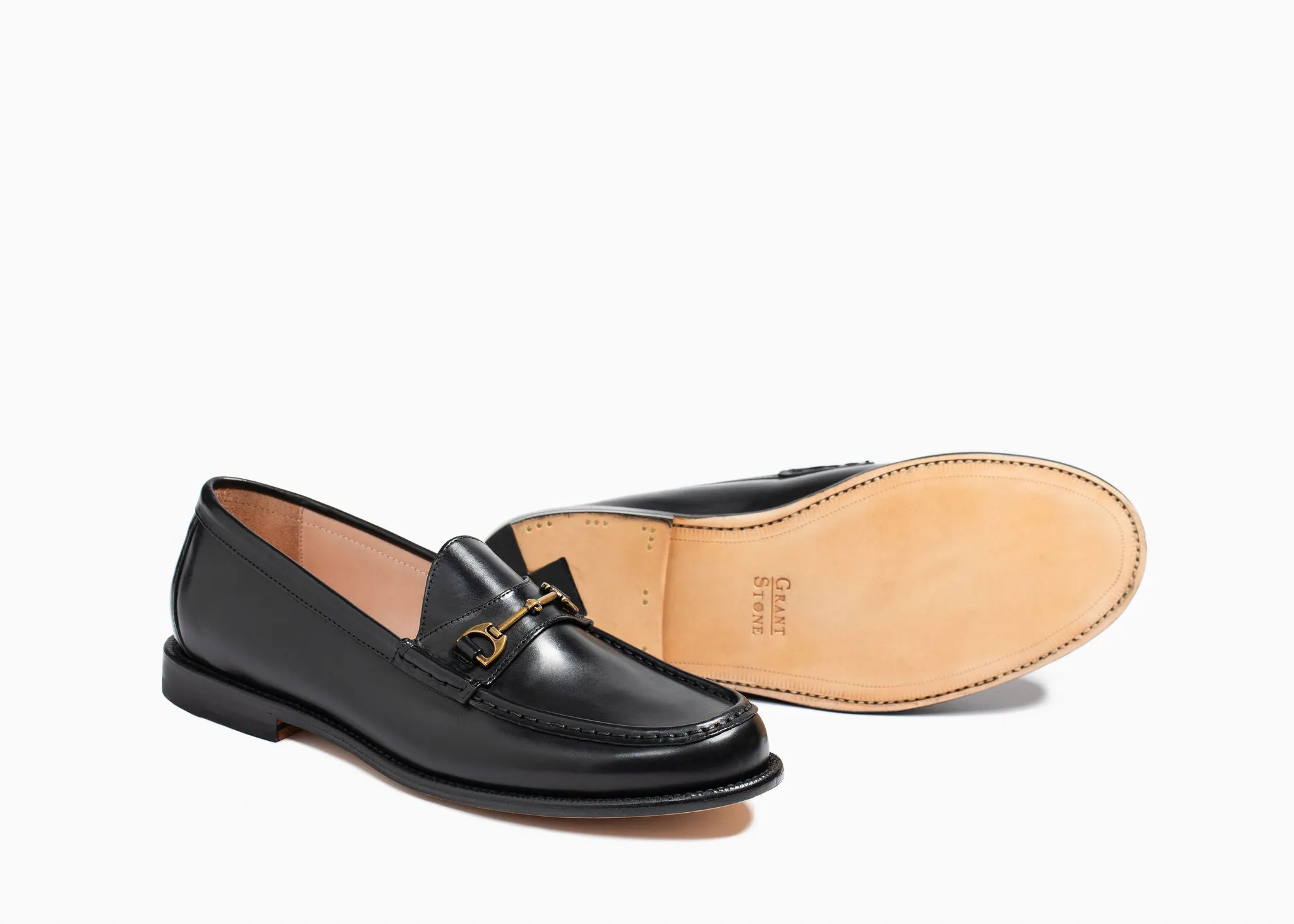 Soft Firm Horsebit Loafer Black Calf