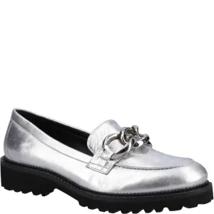 Silver Gianna Loafers Move Free Beach Path