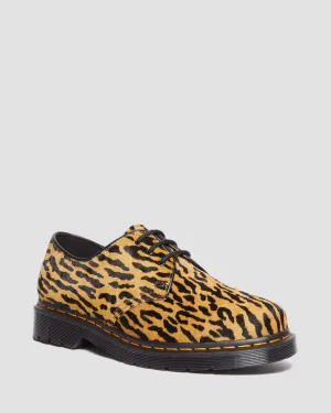 Premium Comfort 1461 Wacko Maria Camel Black Hair-on Leather Oxford Shoes