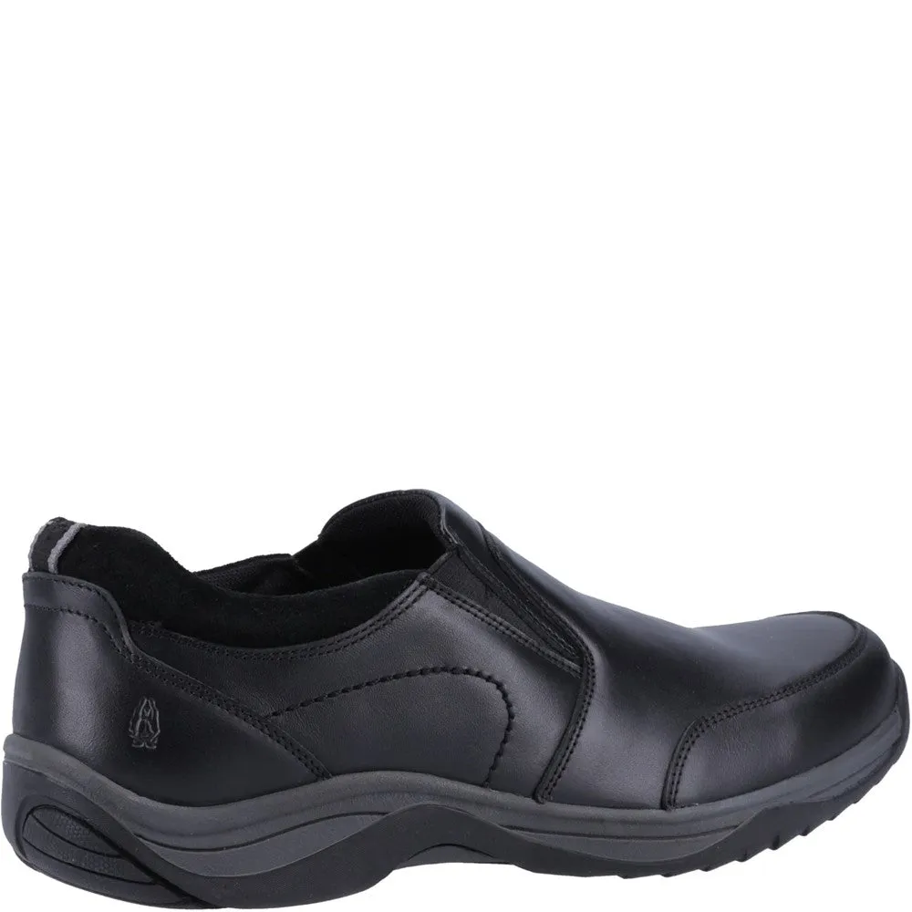 Black Donald Slip On Shoes Soft Lining