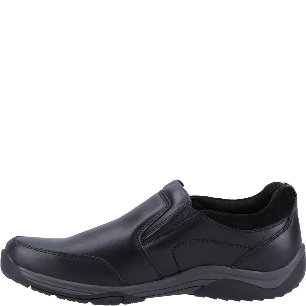 Black Donald Slip On Shoes Late Stroll