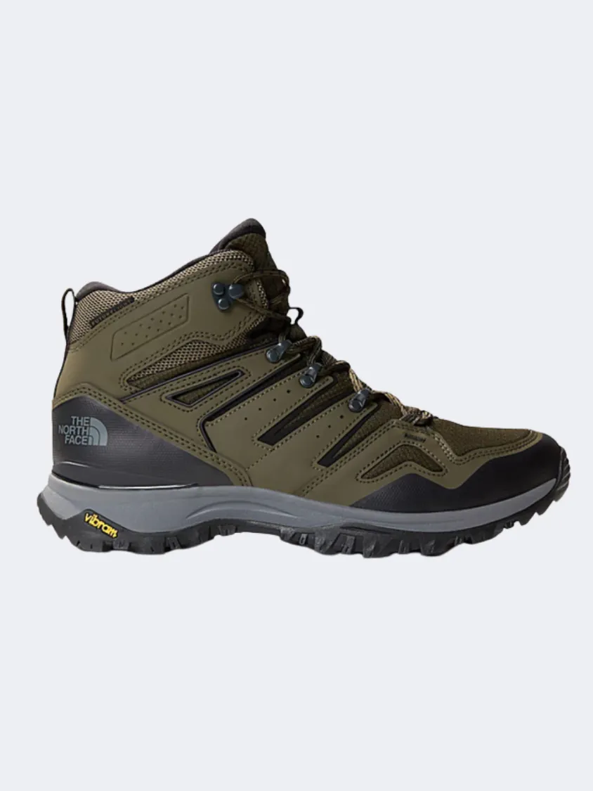 The North Face Hedgehog Men Hiking Shoes Taupe Green/Black Outdoor Edge Multi-Use Hiking Boots