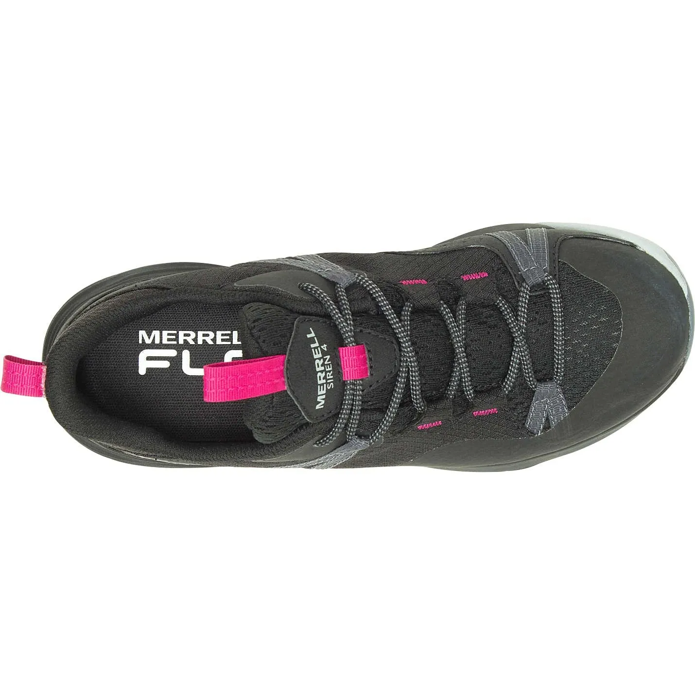 Snow Ready Strong Grip Merrell Siren 4 GORE-TEX Womens Walking Shoes - Black