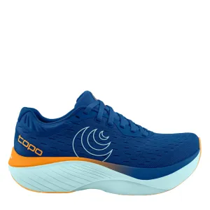 Topo Men's Atmos Running Shoes in Blue/Orange AW25 long - distance endurance ZipUp