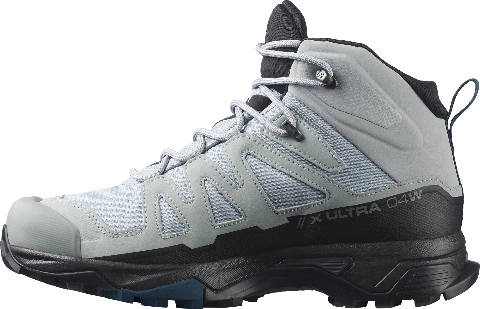 Salomon X Ultra 4 Mid GORE-TEX WIDE FIT Womens Walking Boots - Blue Secure Comfort Snow Trails