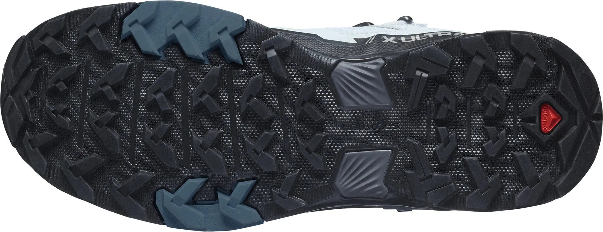 Salomon X Ultra 4 Mid GORE-TEX WIDE FIT Womens Walking Boots - Blue Flexibility Boost