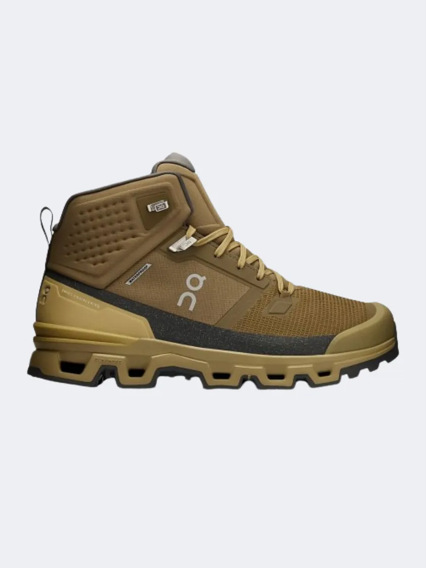 On Cloudrock 2 Waterproof Men Hiking Shoes Hunter/Safari Mountain Path