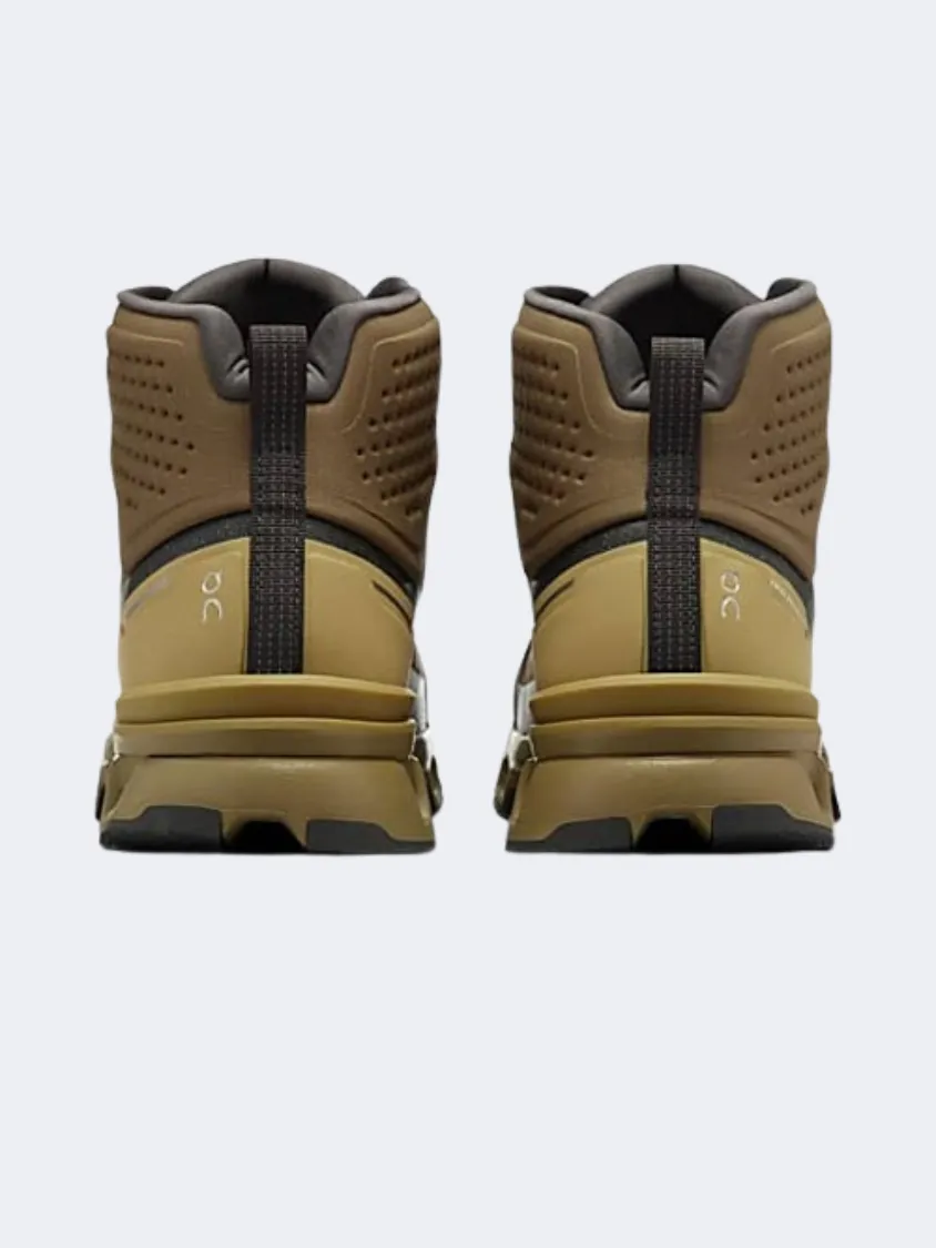 Water Repellant dust resistant On Cloudrock 2 Waterproof Men Hiking Shoes Hunter/Safari