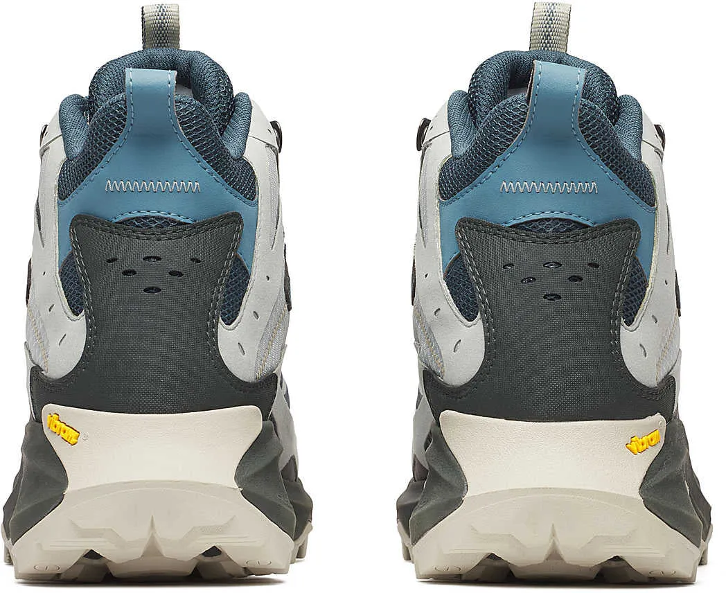 Merrell Moab Speed 2 Mid GORE-TEX Mens Walking Boots - Grey Resistant Footwear Rock Grip