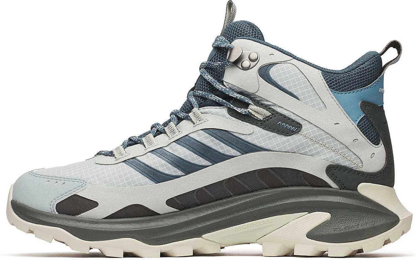 Merrell Moab Speed 2 Mid GORE-TEX Mens Walking Boots - Grey Comfort Build
