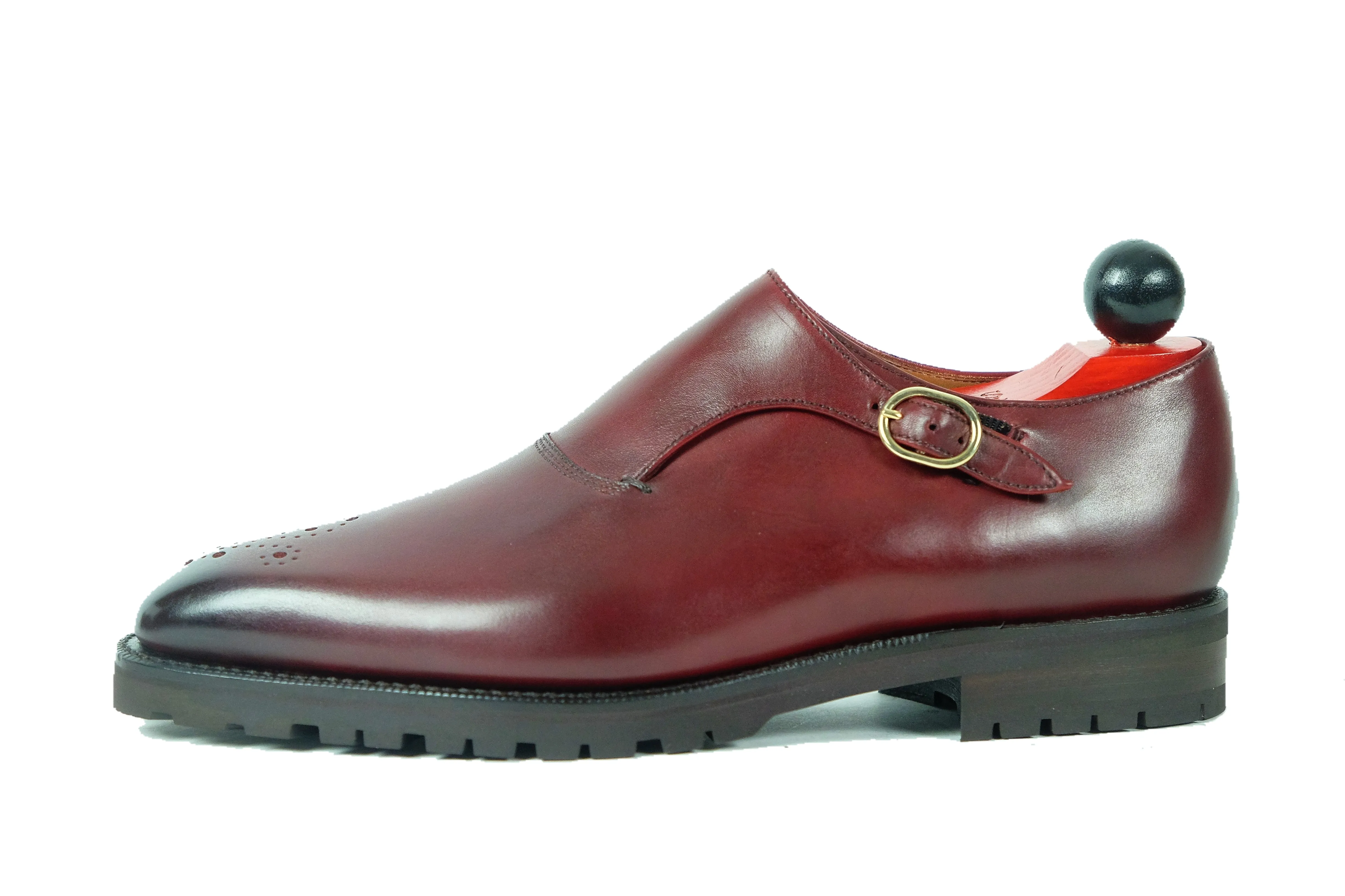 Martel - MTO - Burgundy Calf Abrasion resistant