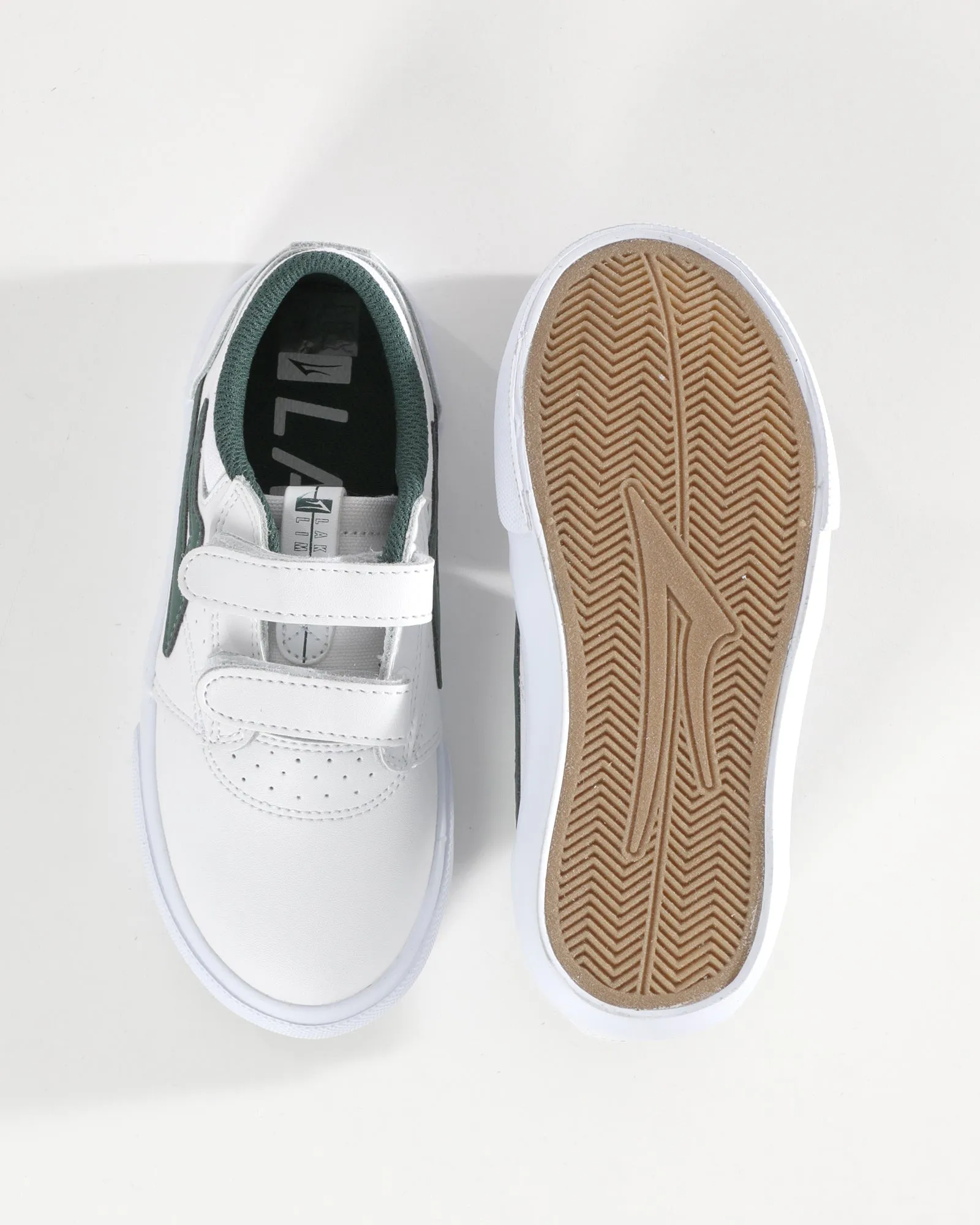 Griffin Kids - White/Pine Leather Gel Soft