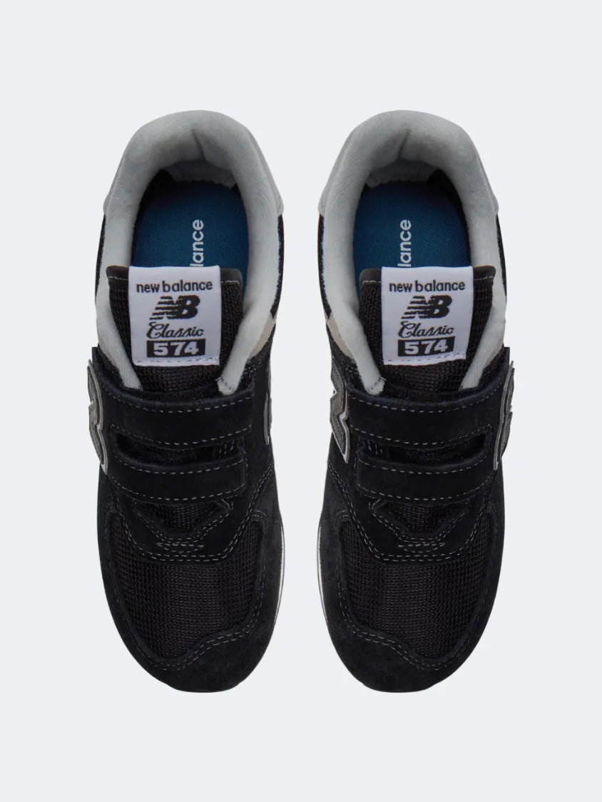 Bold Tone New Balance 574 Ps-Boys Lifestyle Shoes Black/Beige