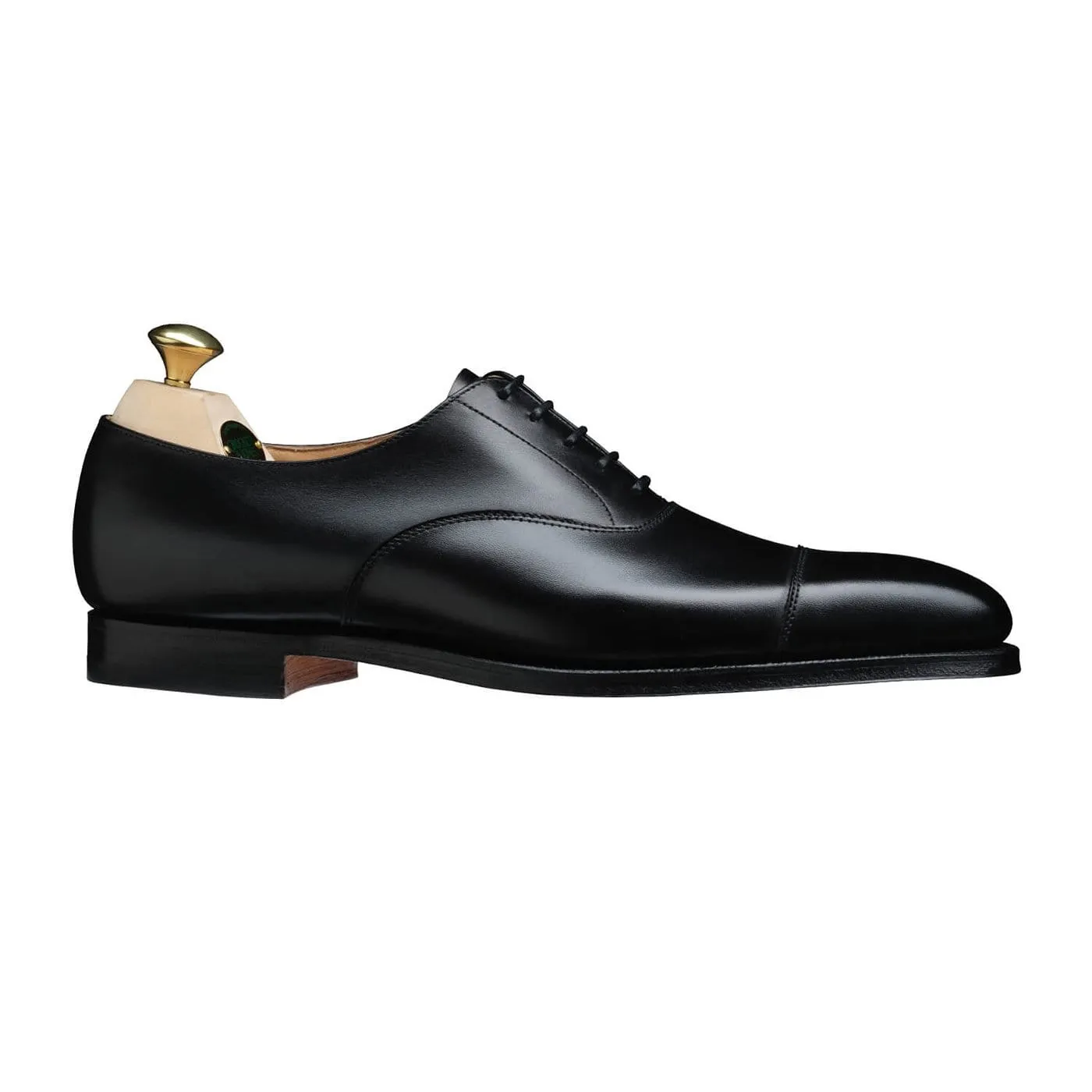 Hallam Black Calf Easy Slip Classic Fashion