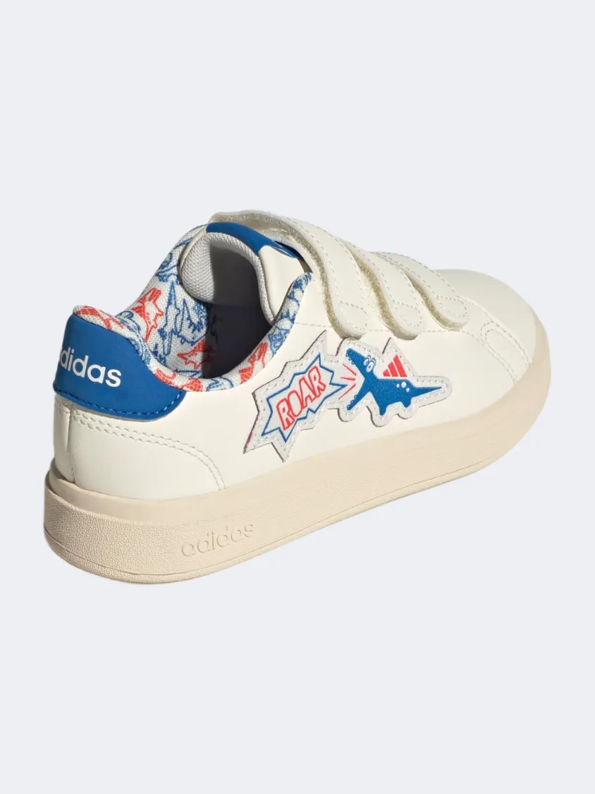 Adidas Advantage 2.0 Dino Ps-Boys Sportswear Shoes Off White Hiking
