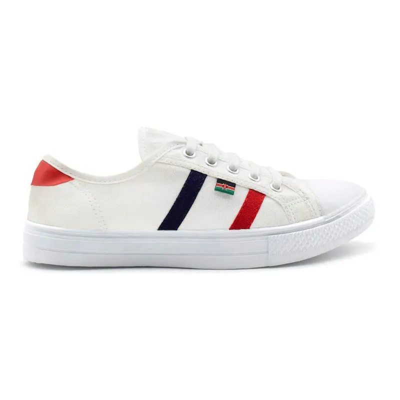 Universe Canvas Shoes - White (29-36) Versatile Step Cushion Boost
