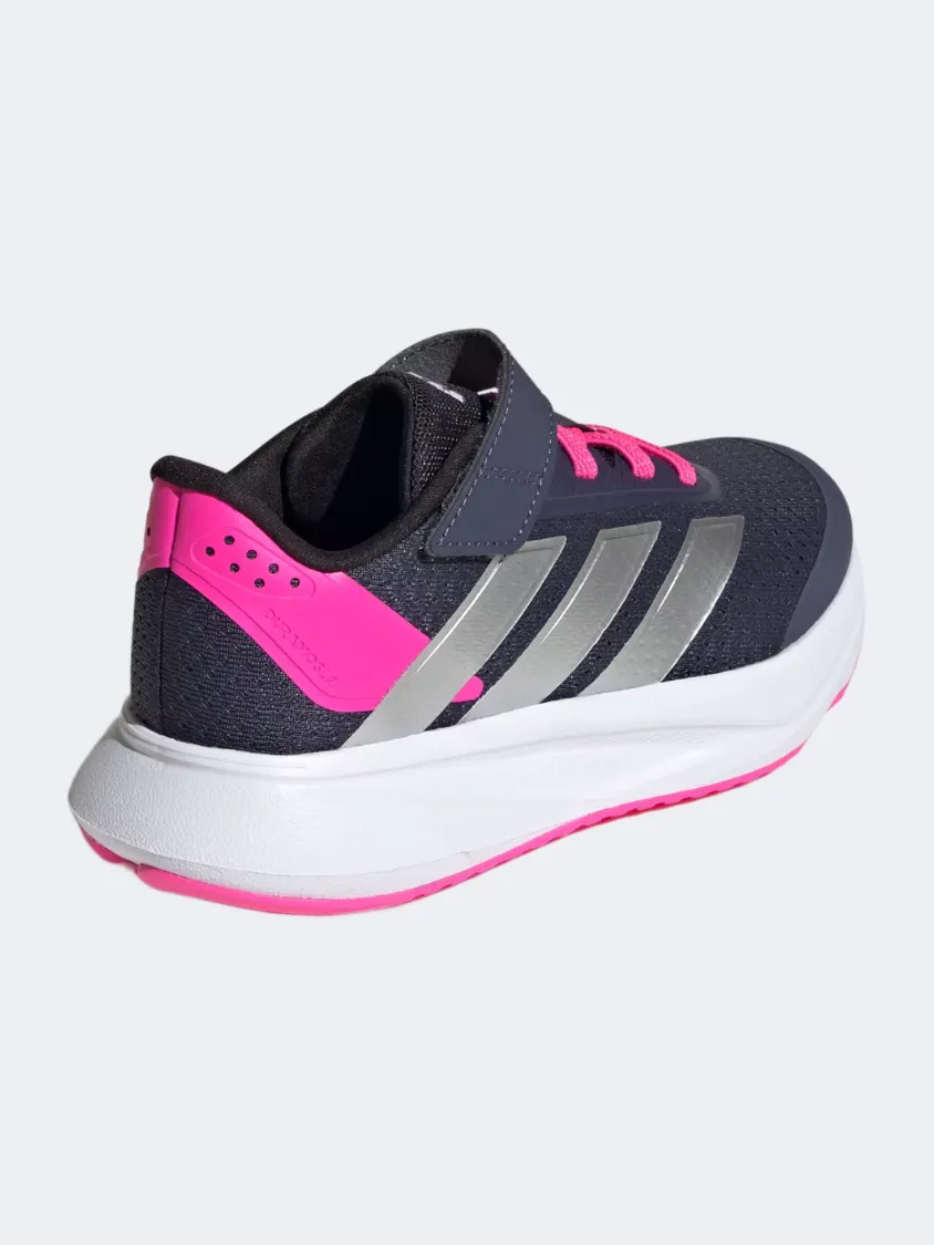 Boho Free Adidas Duramo Sl Ps-Girls Running Shoes Navy/Metallic/Pink