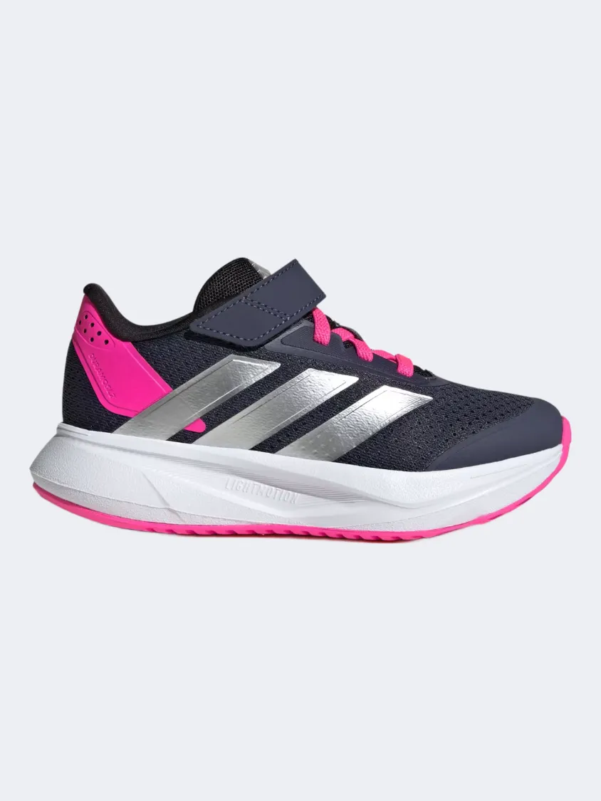 Versatile Adidas Duramo Sl Ps-Girls Running Shoes Navy/Metallic/Pink