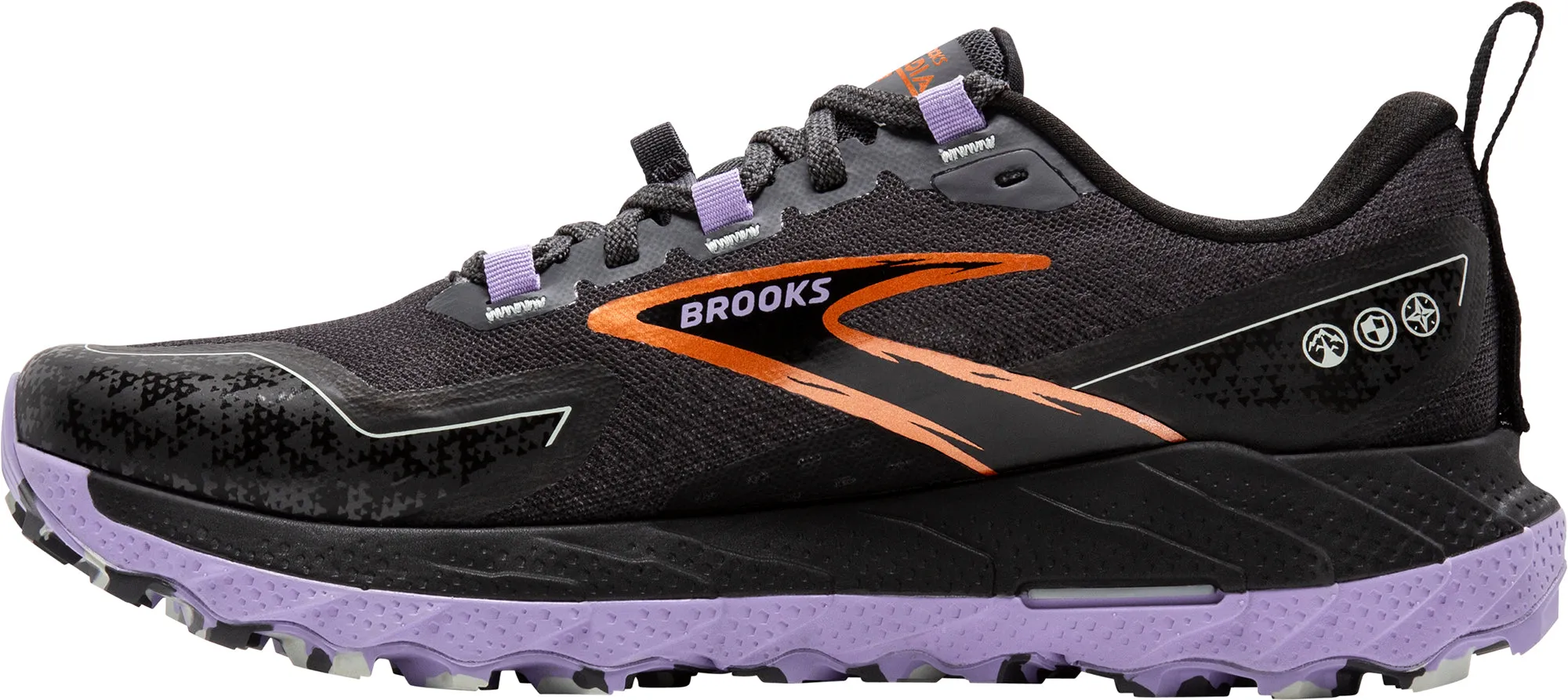 fitness enthusiasts Brooks Cascadia 18 Womens Trail Running Shoes - Black