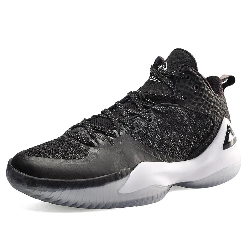 PEAK Basketball Shoes Lou Williams Streetball Master Black Grey Professional Stability