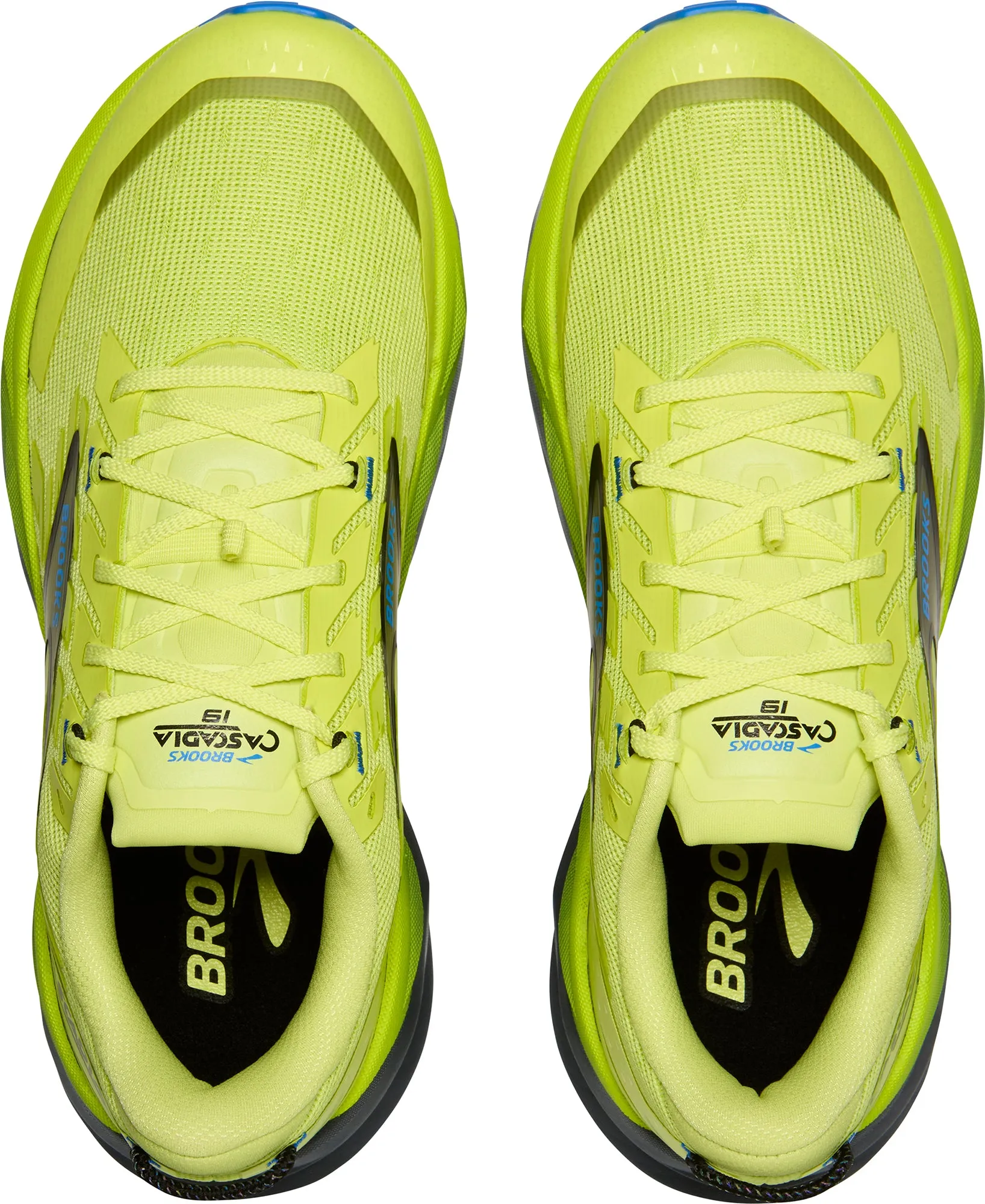 Adaptive Grip Brooks Cascadia 19 Mens Trail Running Shoes - Green