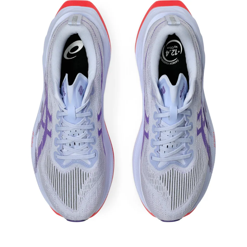 sunny - day running shoes ASICS Unisex Superblast 2 Running Shoes in Blue Fade/Edo Purple AW25