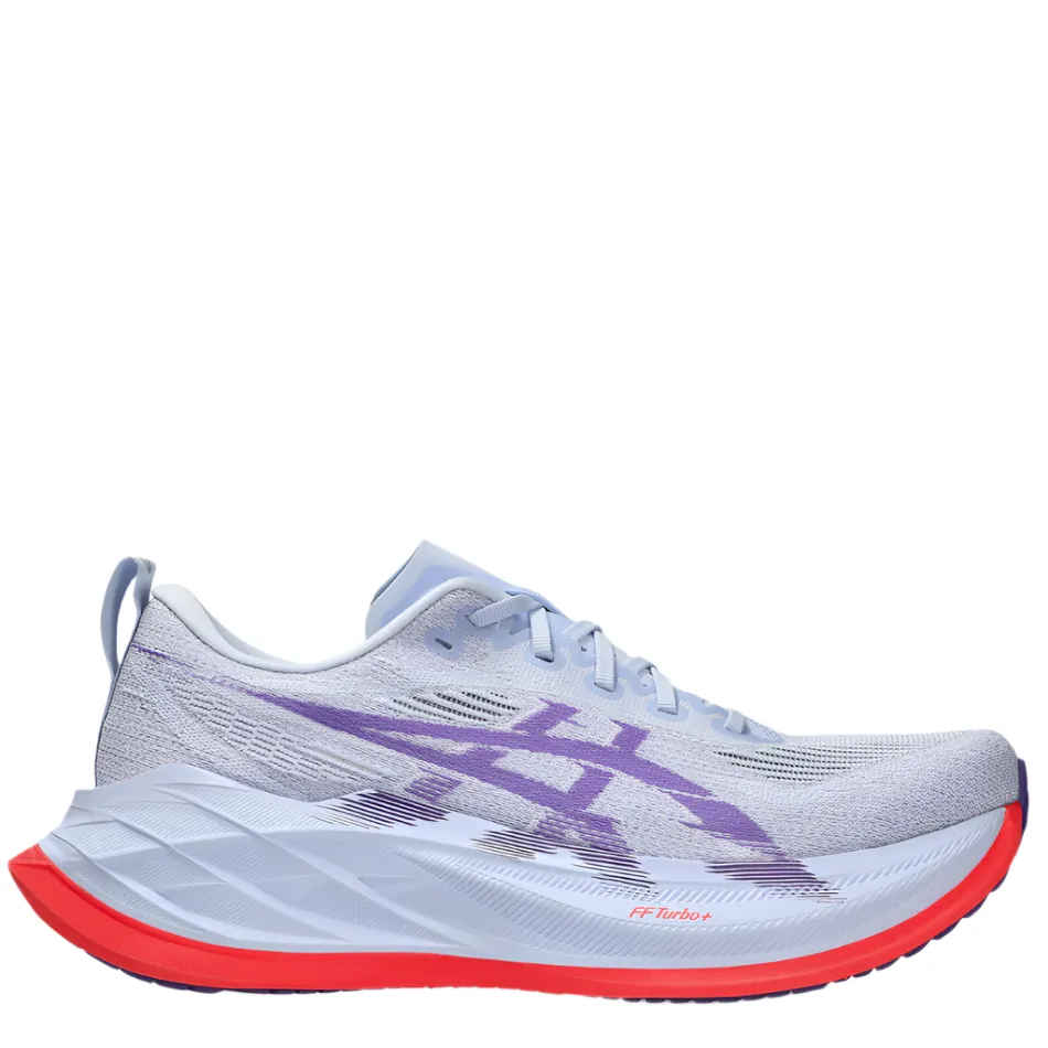 group running wear Versatile Grip ASICS Unisex Superblast 2 Running Shoes in Blue Fade/Edo Purple AW25