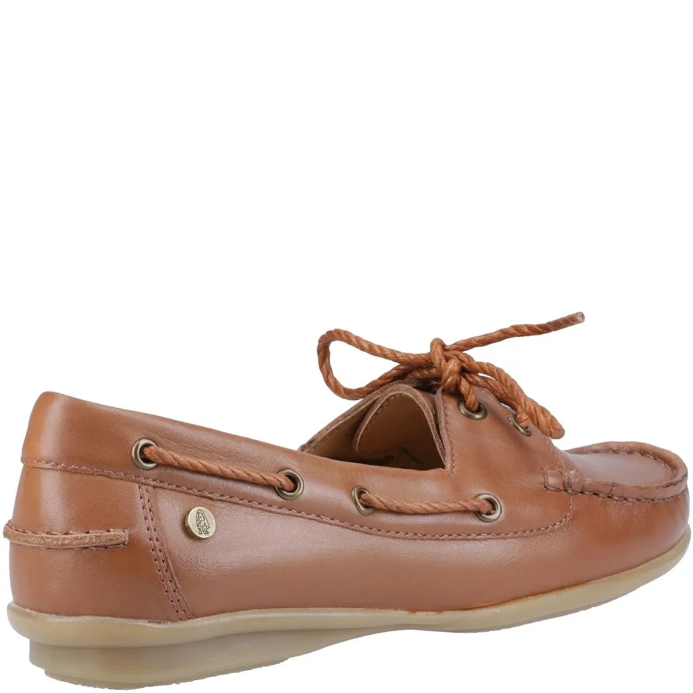 French Design Tan Irene Boat Shoes